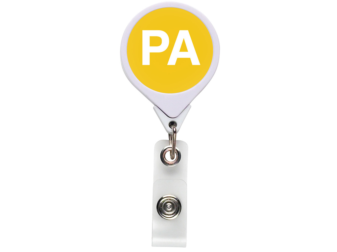 RF022: PA-Physician Assistant (Yellow 115C) JUMBO Position Badge
