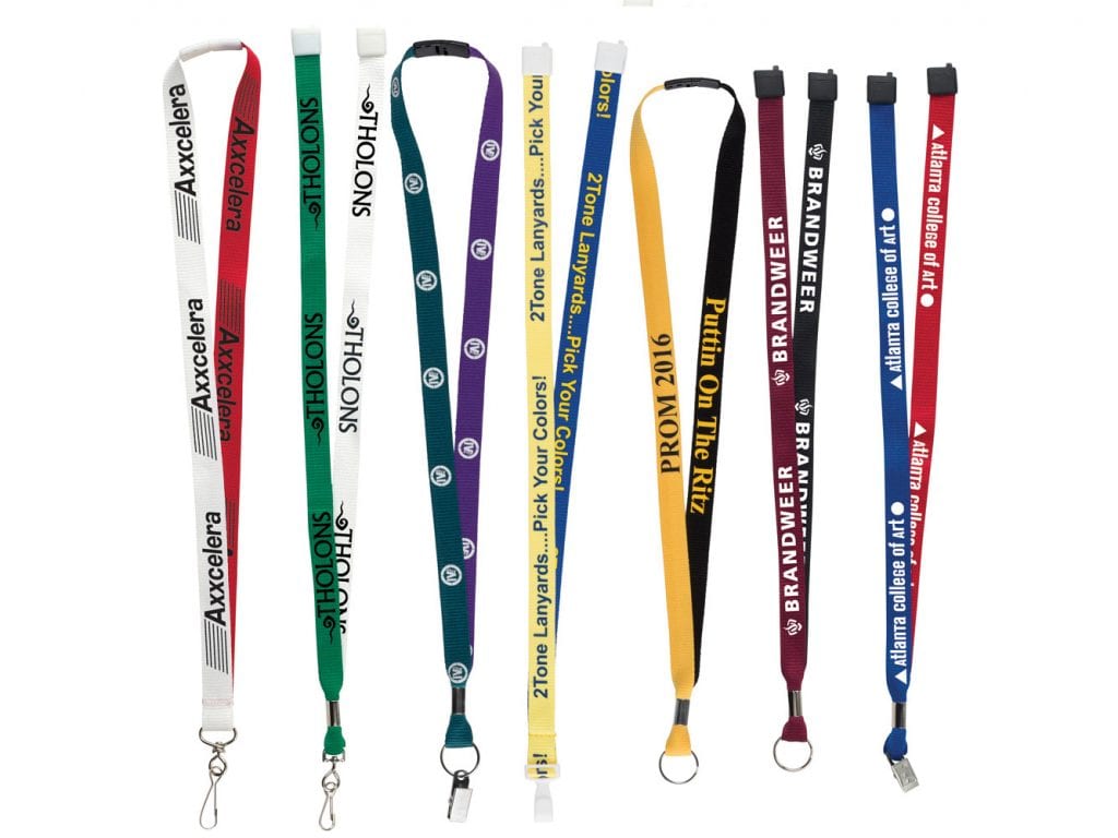 Silkscreen & Woven Two-Tone Lanyards | Devara